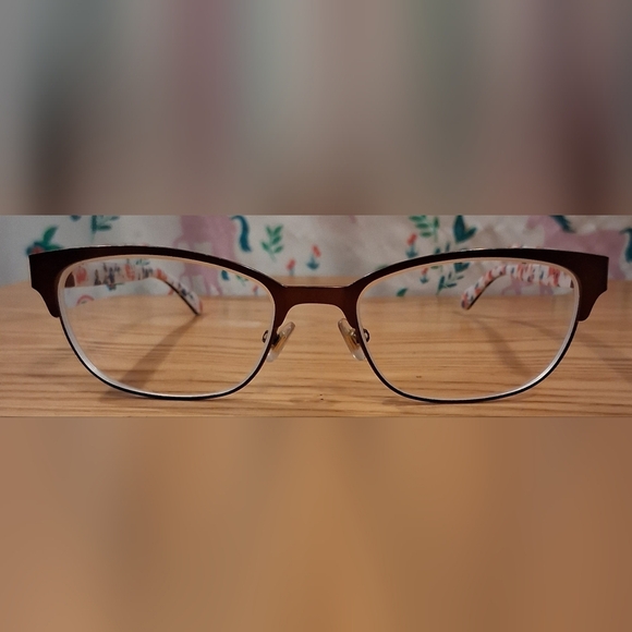 EUC Kate Spade Diandra Tortoise Cat Eye & Floral Reading Glasses Vision Frames - Picture 2 of 8